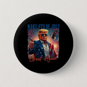 Donald Trump Patriotic Firework Make 4th Of July G 6 Cm Round Badge