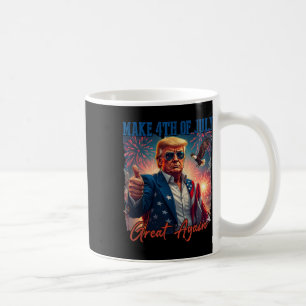 Donald Trump Patriotic Firework Make 4th Of July G Coffee Mug