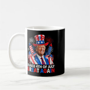 Donald Trump Patriotic Firework Make 4th Of July G Coffee Mug