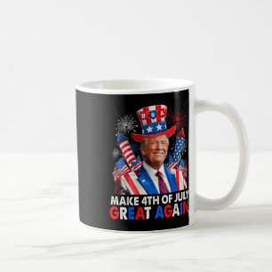 Donald Trump Patriotic Firework Make 4th Of July G Coffee Mug