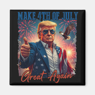 Donald Trump Patriotic Firework Make 4th Of July G Magnet