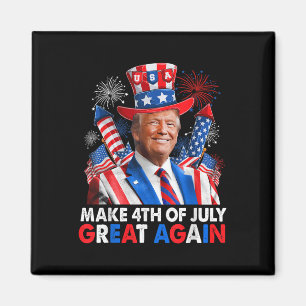 Donald Trump Patriotic Firework Make 4th Of July G Magnet