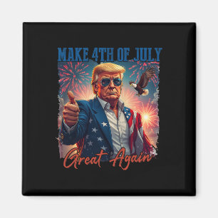 Donald Trump Patriotic Firework Make 4th Of July G Magnet