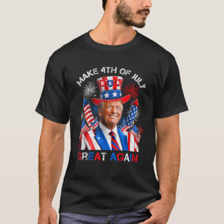 Donald Trump Patriotic Firework Make 4th Of July G T-Shirt