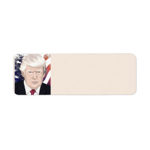 DONALD TRUMP PERSONALIZED RETURN ADDRESS LABELS