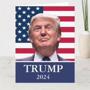 Donald Trump Photo - President 2024 Card