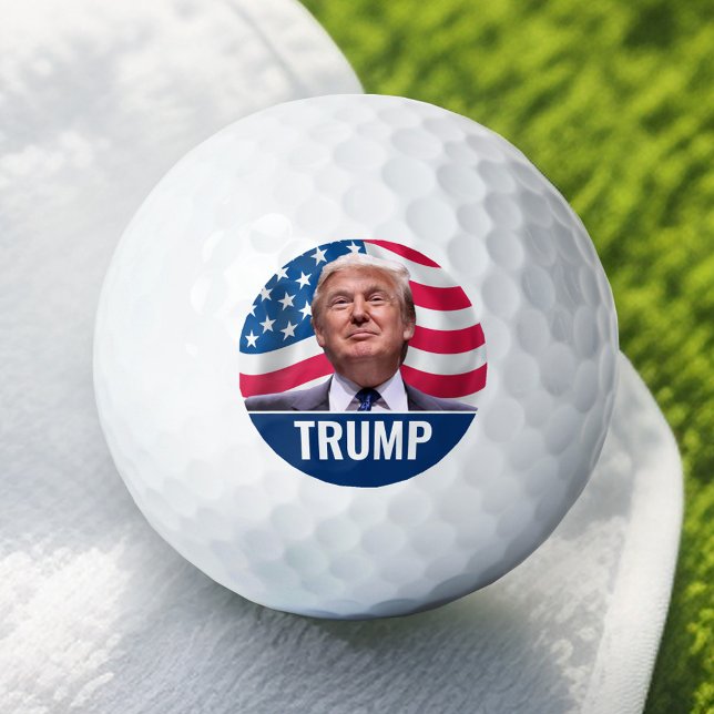 Donald Trump Photo - President 2024 Golf Balls (Trump Golf Ball)
