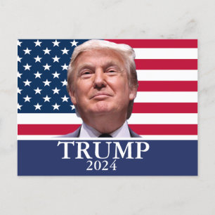 Donald Trump Photo - President 2024 Holiday Postcard