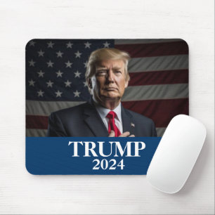 Donald Trump Photo - Trump 2024 Keep America Great Mouse Pad