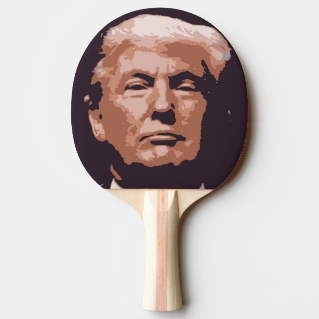 Donald Trump Ping Pong Paddle (Back)