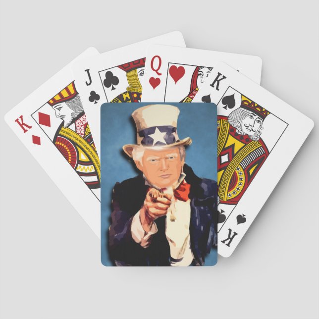 DONALD TRUMP PLAYING CARDS (Back)