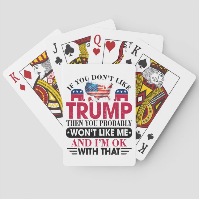 Donald Trump Playing Cards (Back)