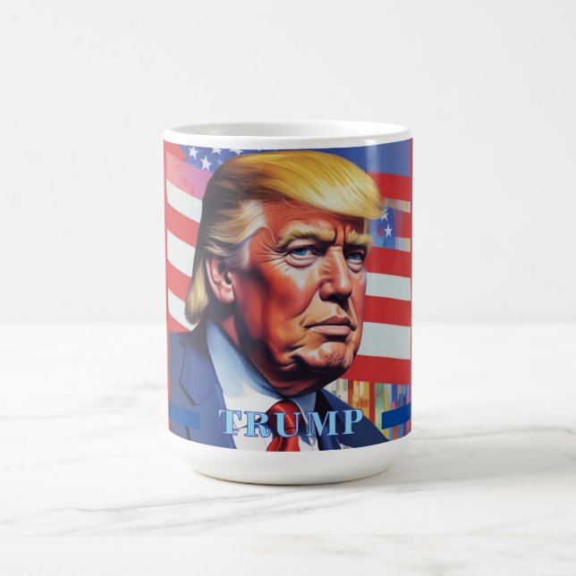Donald Trump Pop Art Coffee Mug (Center)