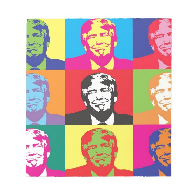 Donald Trump Pop Art Notepad (Front)