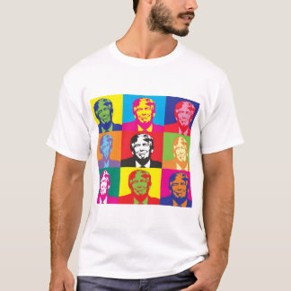 Donald Trump Pop Art Retro Political Grid Graphic T-Shirt