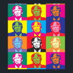 Donald Trump Pop Art Value Poster Paper<br><div class="desc">Pop art pattern designed product. Looks good on anything. ⭐PERSONALIZE this template with your artwork. ⭐EDIT it further to make more changes. ⭐TRANSFER this design to any product. Visit all my stores at bit.ly/SandyspiderStores (cut and paste).</div>