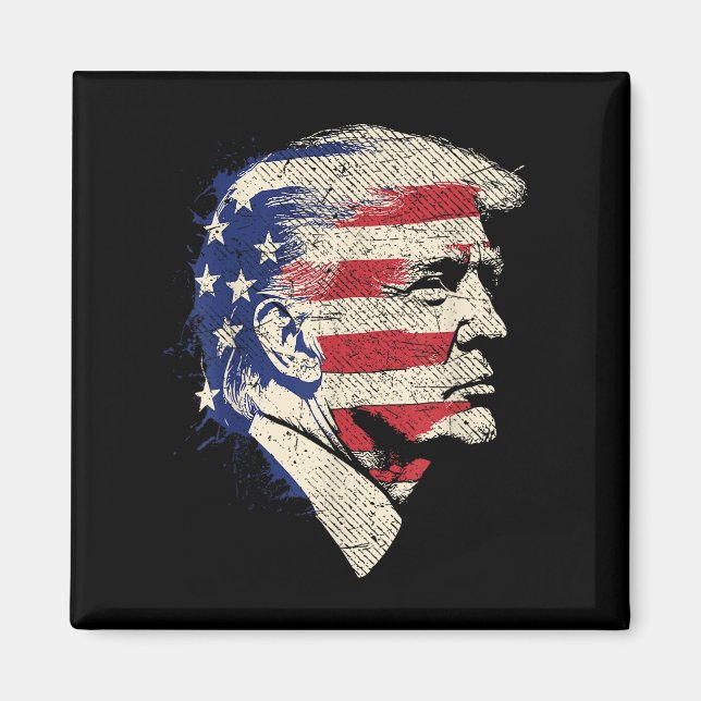 Donald Trump Portrait  Magnet (Front)