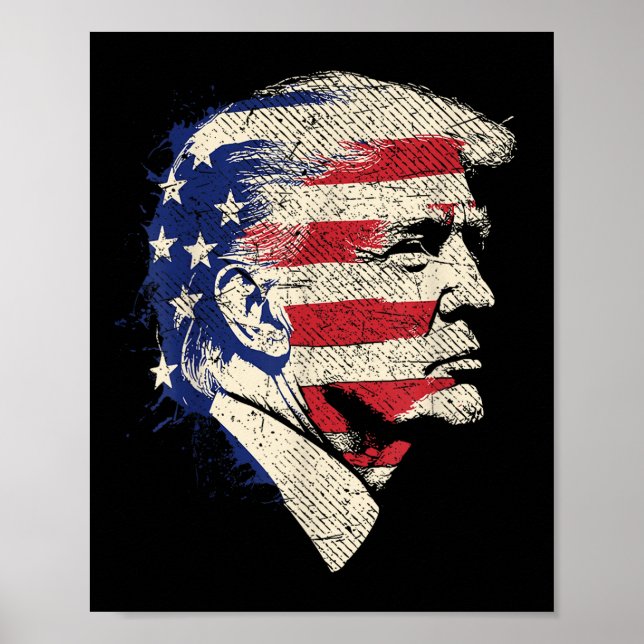 Donald Trump Portrait  Poster (Front)