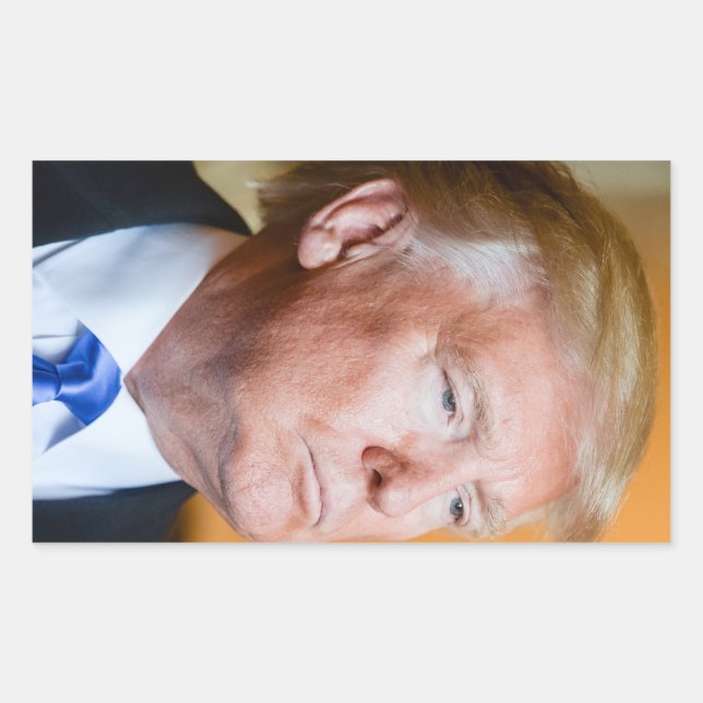 Donald Trump Portrait Rectangular Sticker (Front)