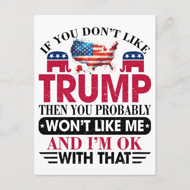 Donald Trump Postcard (Front)