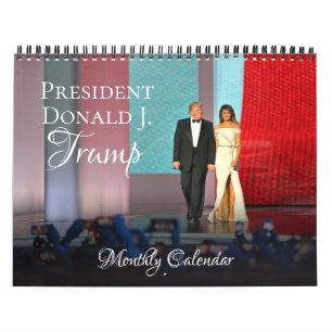 Donald Trump Presidency 2025 Calendar Monthly Wall