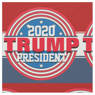 Donald Trump President 2020 Fabric