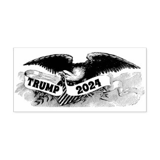 DONALD TRUMP PRESIDENT EAGLE 2024 RUBBER STAMP