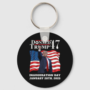 Donald Trump President Inauguration Day 2025 Victo Key Ring