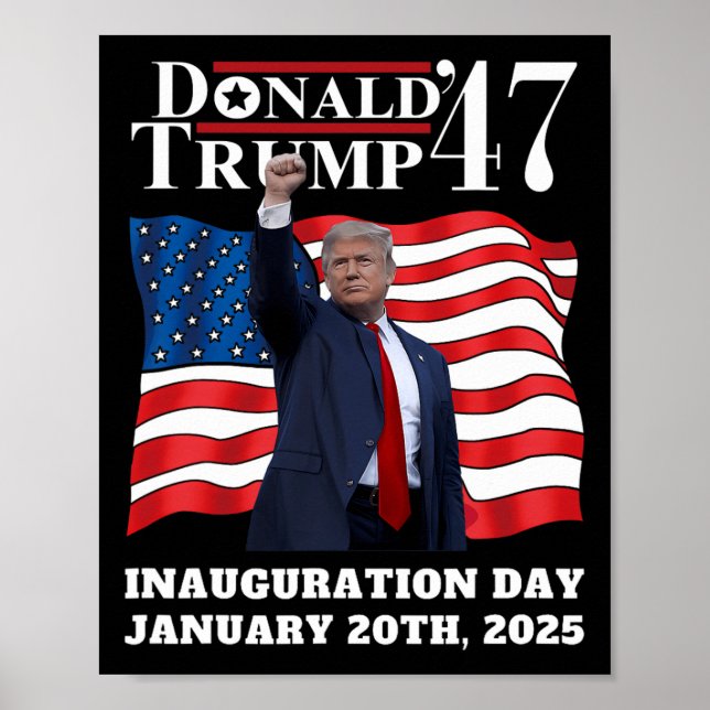 Donald Trump President Inauguration Day 2025 Victo Poster (Front)