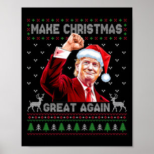 Donald Trump President Make Christmas Great Again Poster