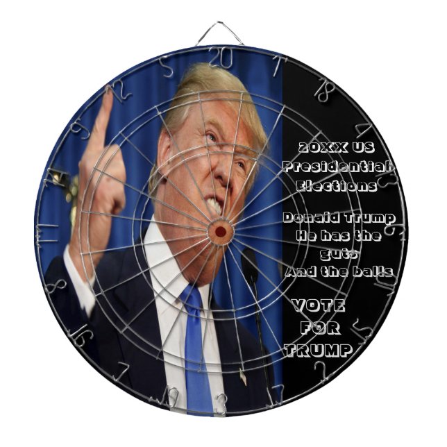 Donald Trump Presidential Election Dartboard (Front)