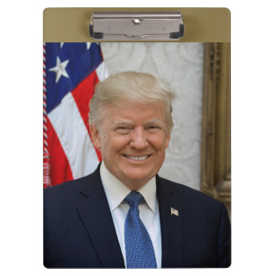 Donald Trump Presidential Portrait Clipboard