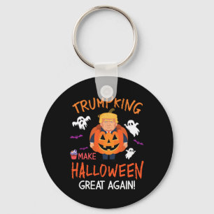 Donald Trump Pumpkin Trumpking Make Halloween Grea Key Ring