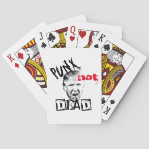 DONALD TRUMP - PUNX not DEAD! Playing Cards