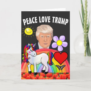 DONALD TRUMP RAINBOW UNICORN ALL OCCASION CARDS