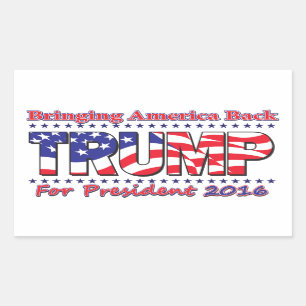 Donald Trump Rectangular Sticker