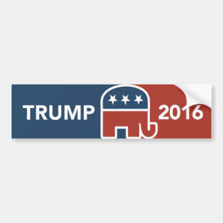 Donald Trump Republican Elephant Bumper Sticker