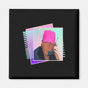 Donald Trump Retro 80s 90s Graphic Magnet