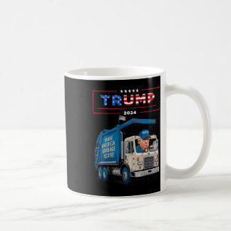 Donald Trump Rides In Garbage Truck Shirt Garbage  Coffee Mug