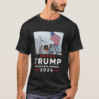 Donald Trump rides in garbage truck T-Shirt
