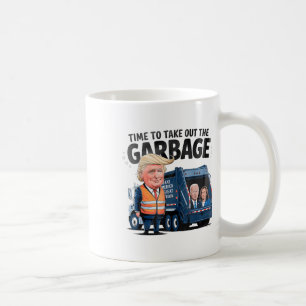 Donald Trump Rides In Garbage Truck Uni-adults Gar Coffee Mug
