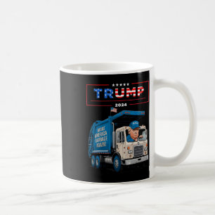 Donald Trump Rides In Garge Truck Shirt Garge For Coffee Mug