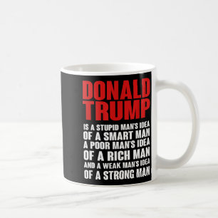 Donald trump ridicule tshirt- he is not presidentD Coffee Mug