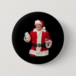 Donald Trump Santa Claus Christmas Xmas Usa Presid 6 Cm Round Badge