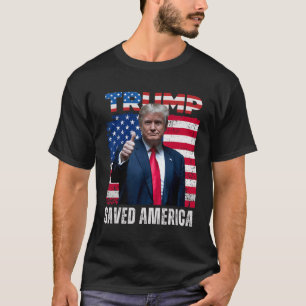 Donald Trump Saved America 47th President Inaugura T-Shirt