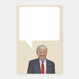 Donald Trump Says US President Speech Bubble Post-it Notes