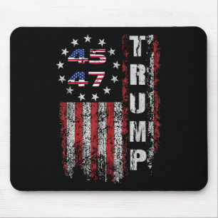Donald Trump Shirt Trump Merchandise 45 47 Trump 2 Mouse Pad