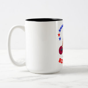 DONALD TRUMP- SMALL HANDS, BIG GUNS Two-Tone COFFEE MUG