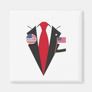 Donald Trump Suit And Tie Halloween Costume 1 Magnet