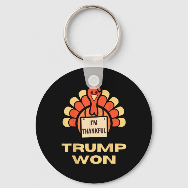 Donald Trump Thanksgiving Shirt I'm Thankful Donal Key Ring (Front)